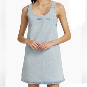 Frame Denim Light Blue Sleeveless Dress